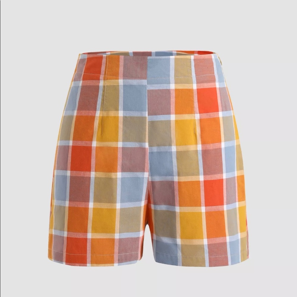 NWOT Checker Shorts + Fish Nets Included